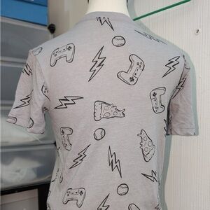 The Children's Place Gray Gaming Controller Pattern